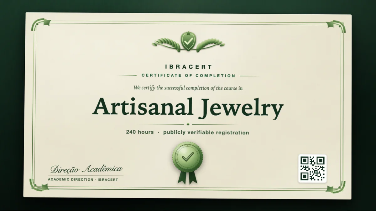 Cover of the Artisanal Jewelry course