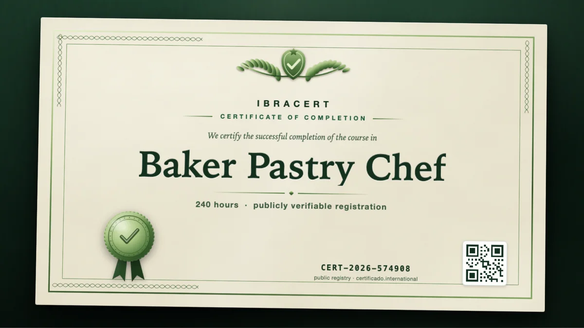 Cover of the Baker Pastry Chef course