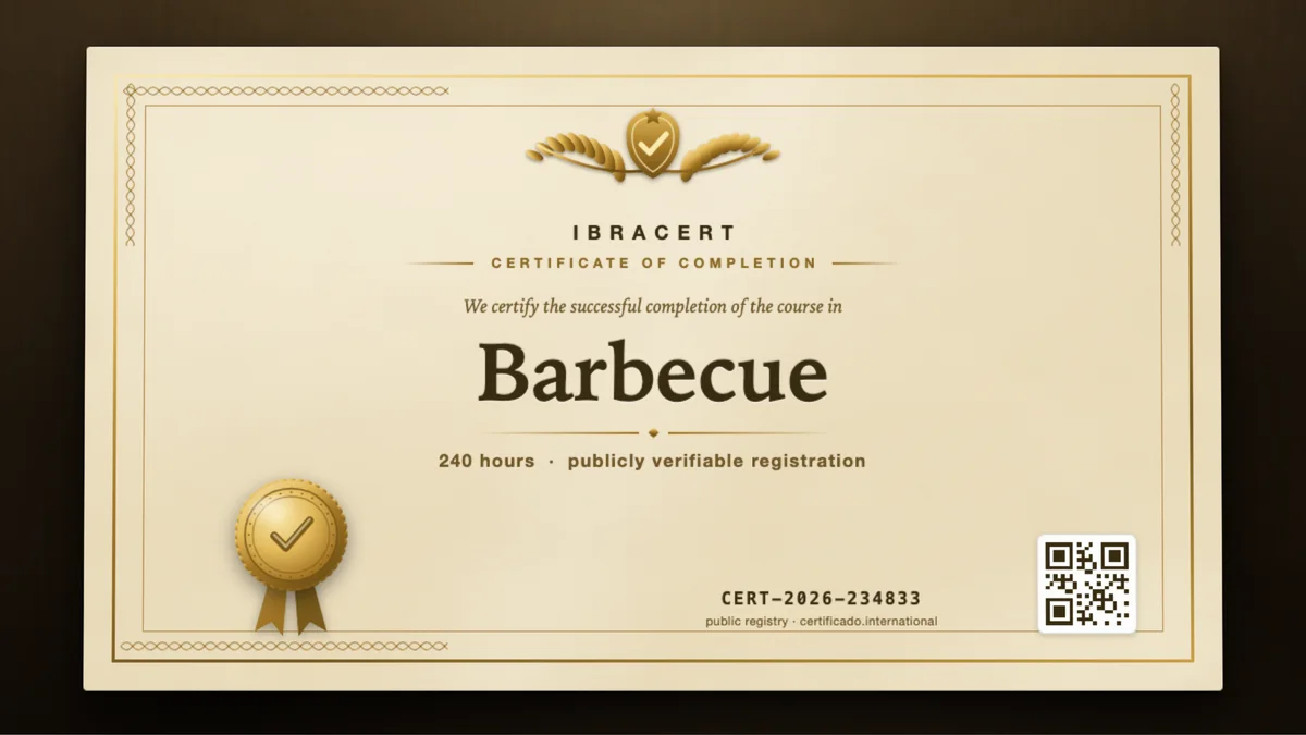 Cover of the Barbecue course