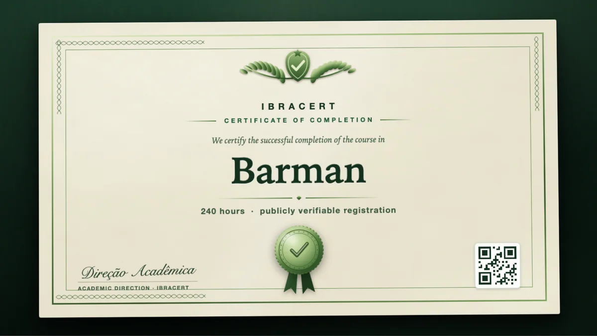 Cover of the Barman course