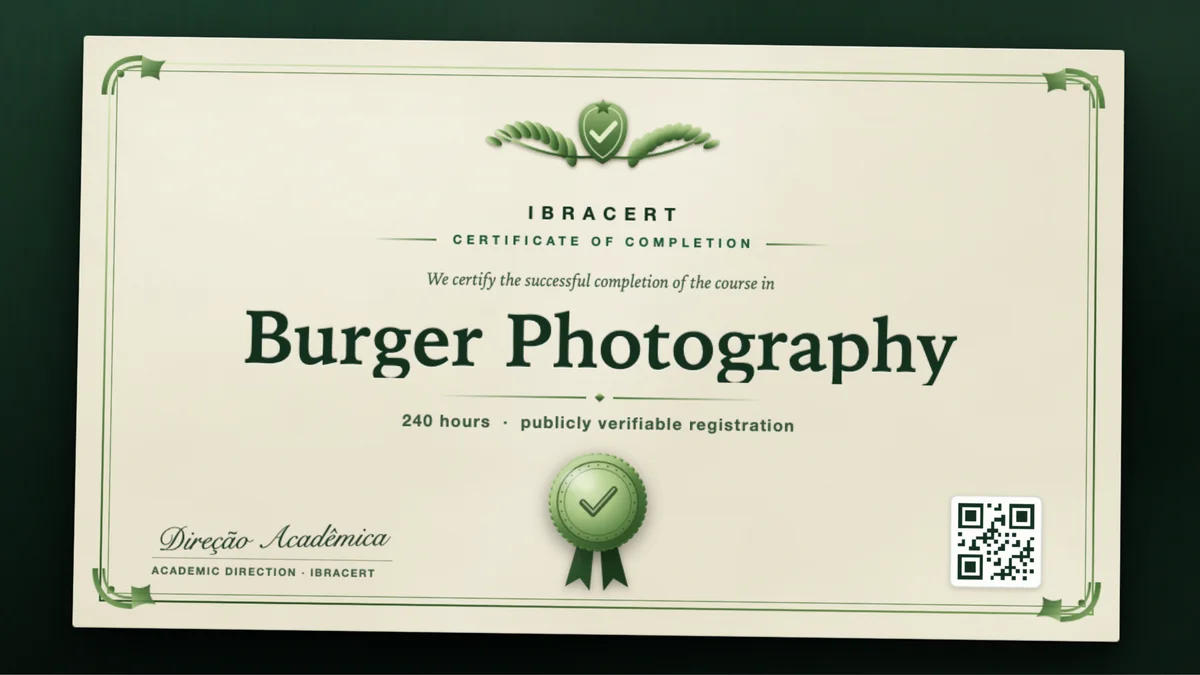 Cover of the Burger Photography course