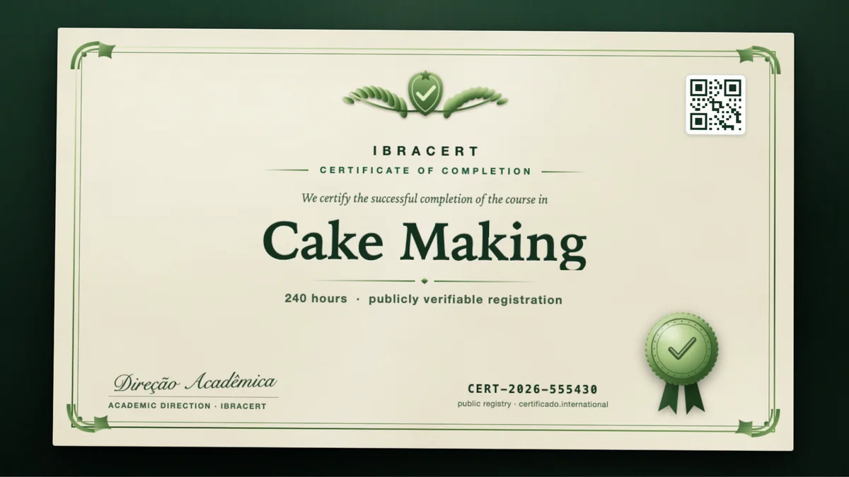 Cover of the Cake Making course