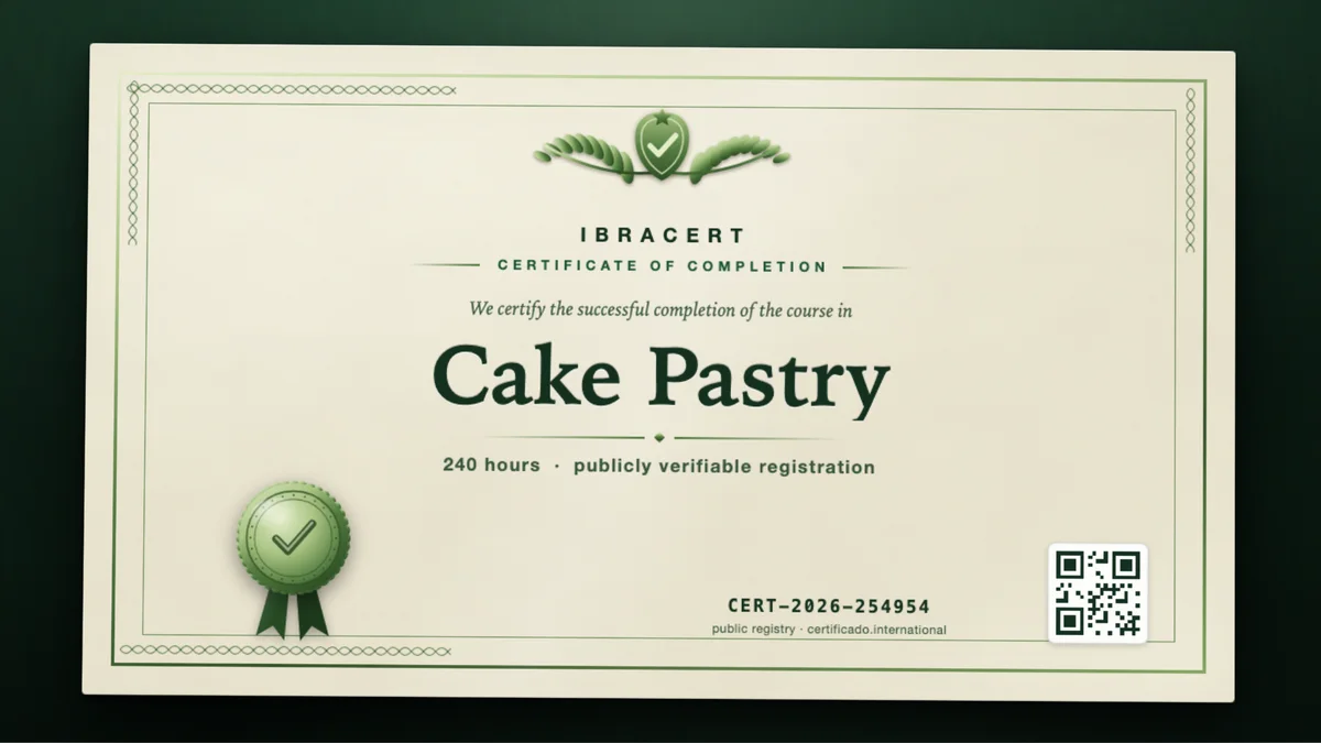 Cover of the Cake Pastry course