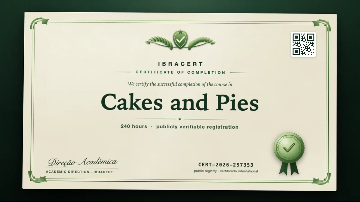 Cover of the Cakes and Pies course