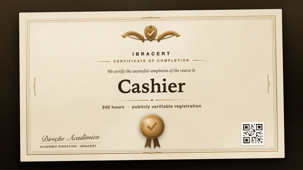 Cover of the Cashier course