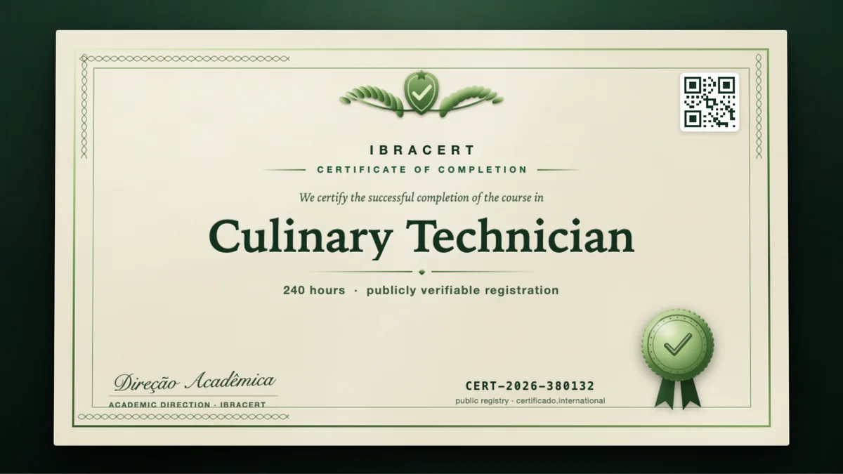 Cover of the Culinary Technician course