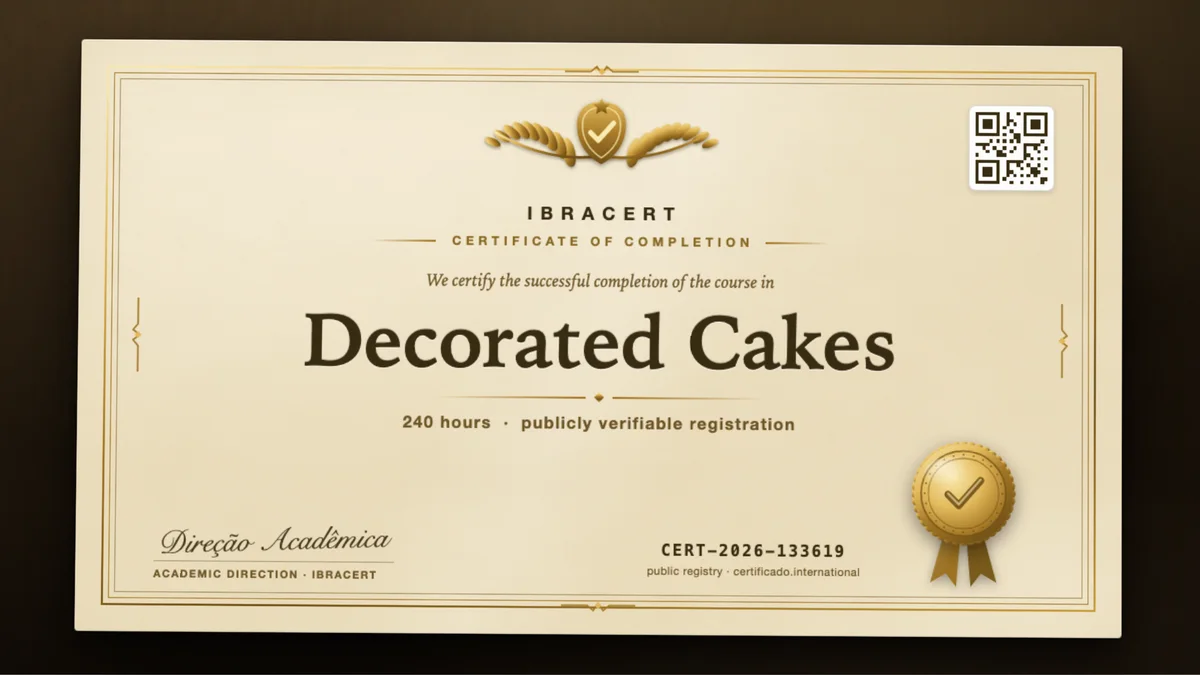 Cover of the Decorated Cakes course