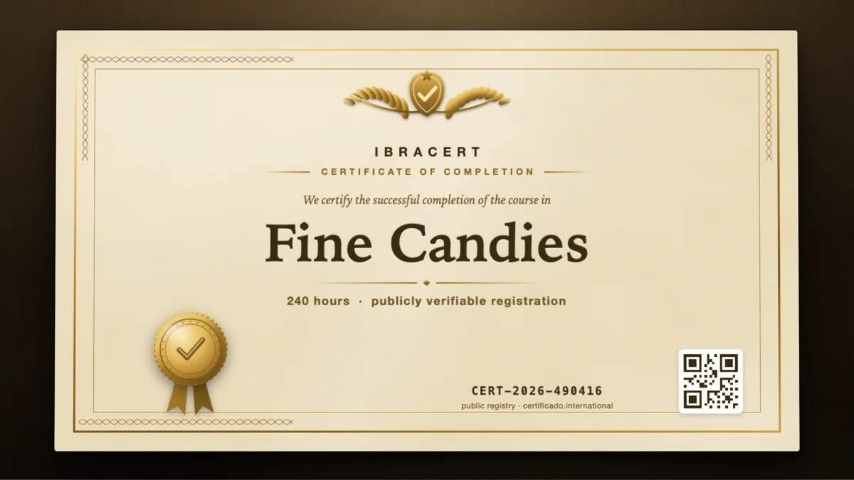 Cover of the Fine Candies course