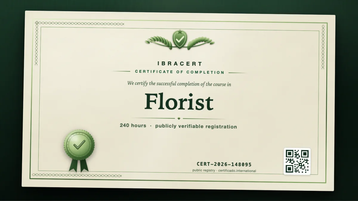 Cover of the Florist course