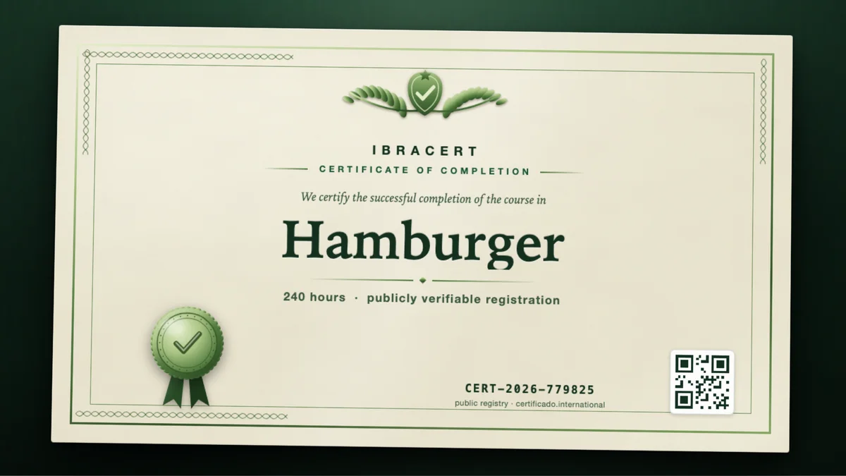Cover of the Hamburger course