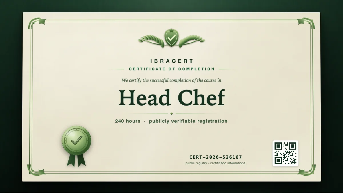 Cover of the Head Chef course