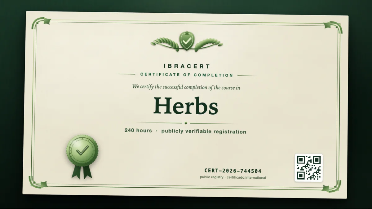 Cover of the Herbs course