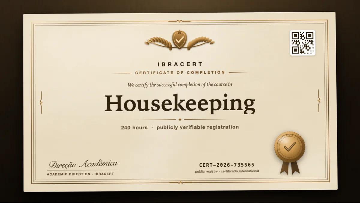 Cover of the Housekeeping course