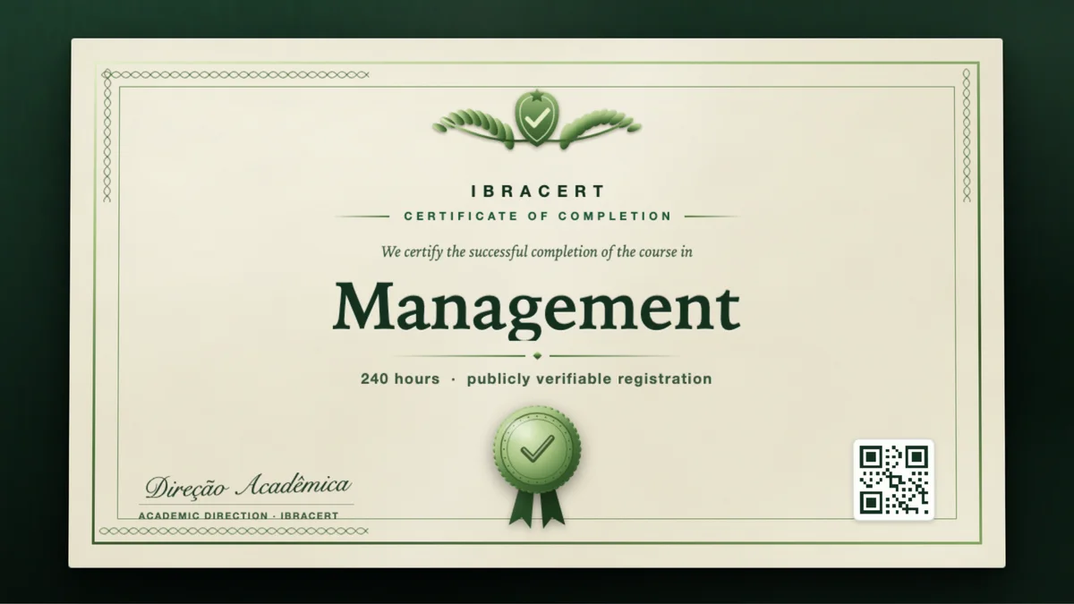 Cover of the Management course
