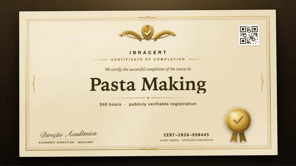 Cover of the Pasta Making course