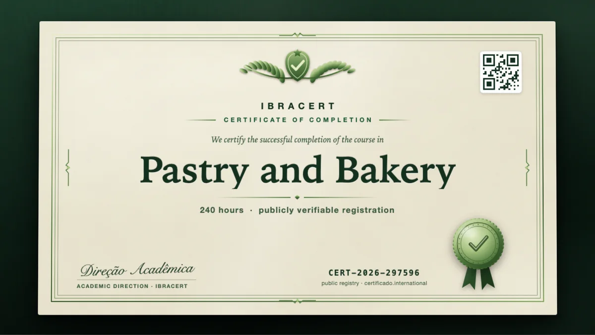 Cover of the Pastry and Bakery course