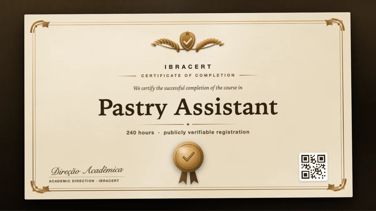 Cover of the Pastry Assistant course