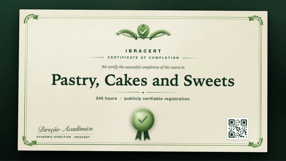 Cover of the Pastry, Cakes and Sweets course