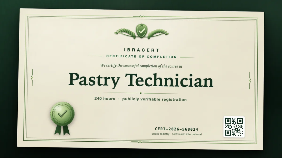 Cover of the Pastry Technician course