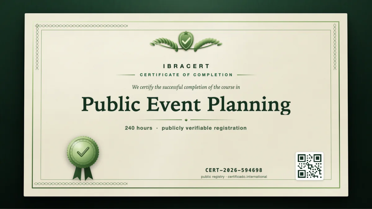 Cover of the Public Event Planning course