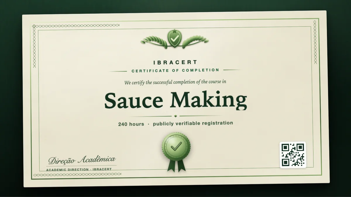 Cover of the Sauce Making course