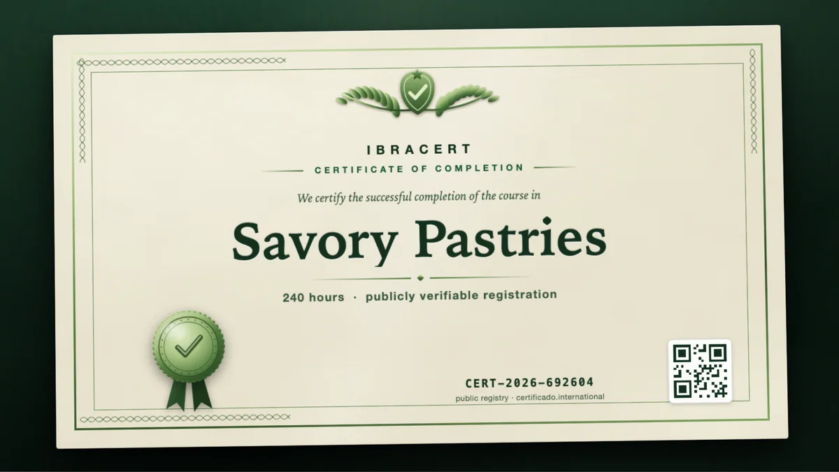 Cover of the Savory Pastries course