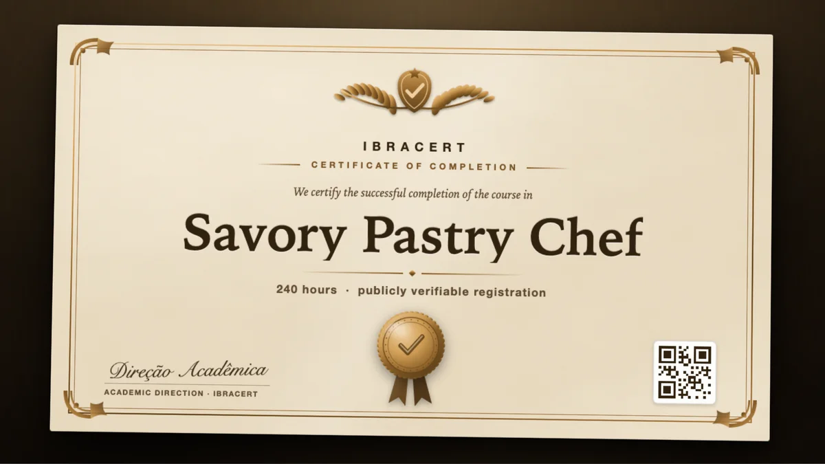 Cover of the Savory Pastry Chef course