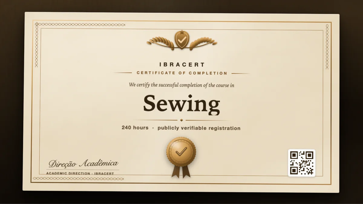 Cover of the Sewing course