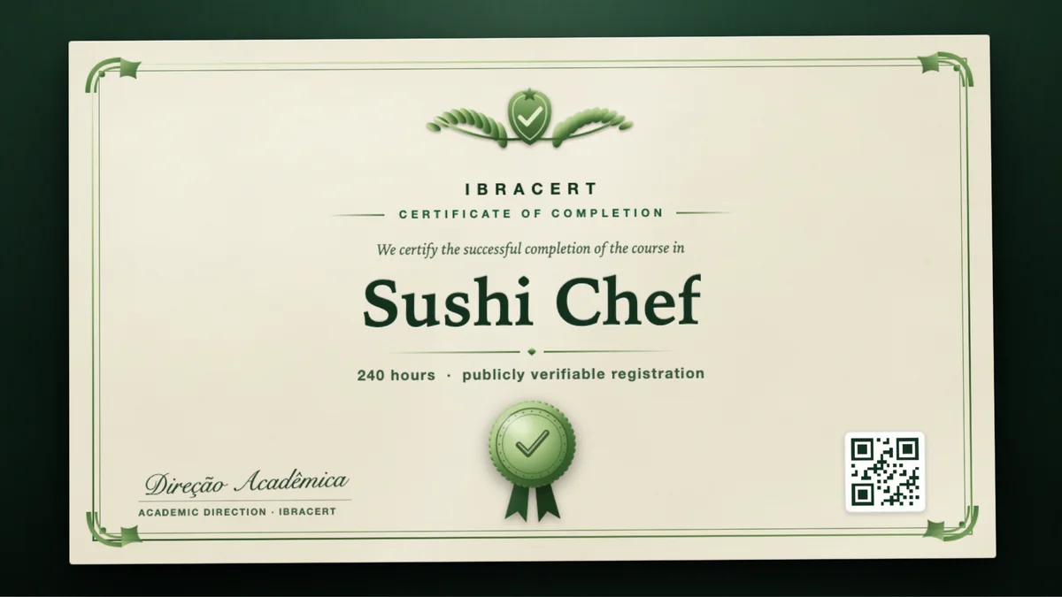 Cover of the Sushi Chef course