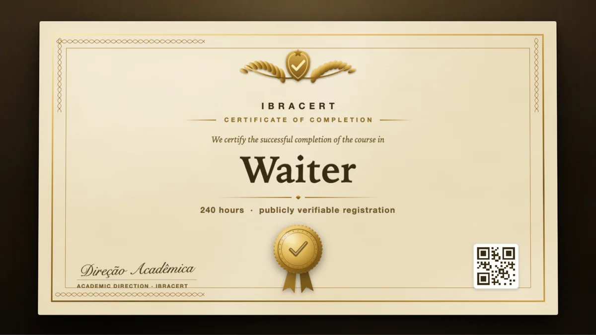 Cover of the Waiter course
