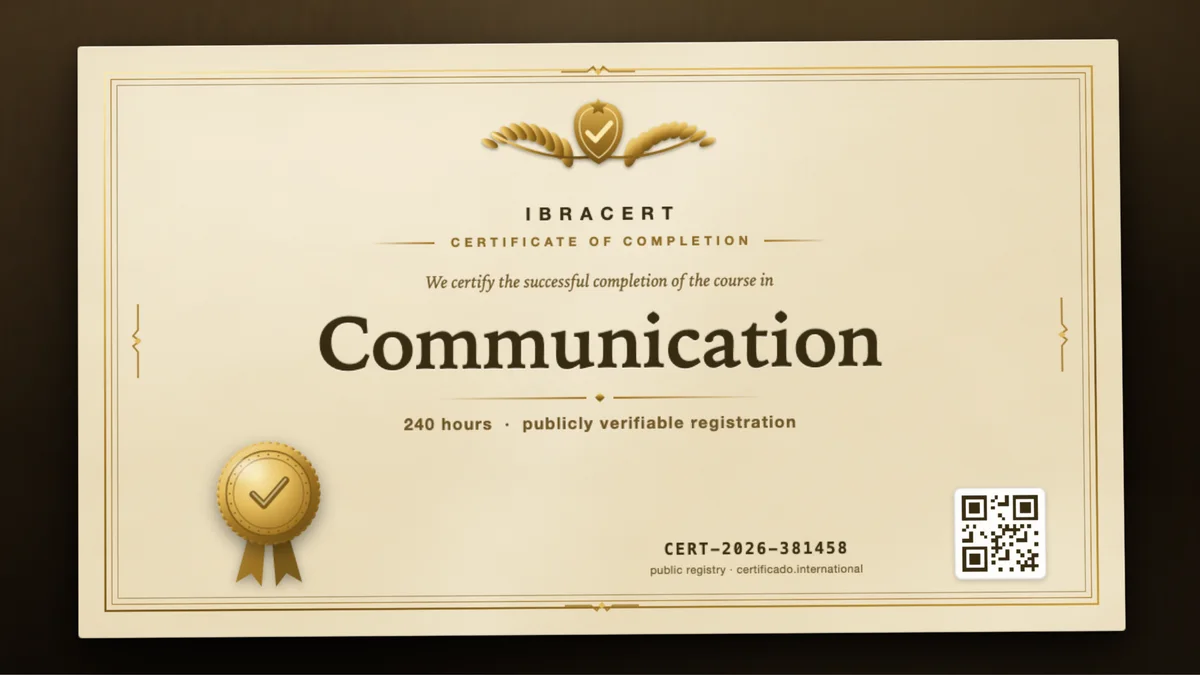 Cover of the Communication course