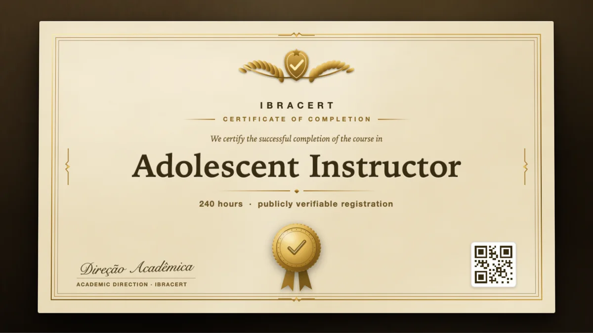 Cover of the Adolescent Instructor course
