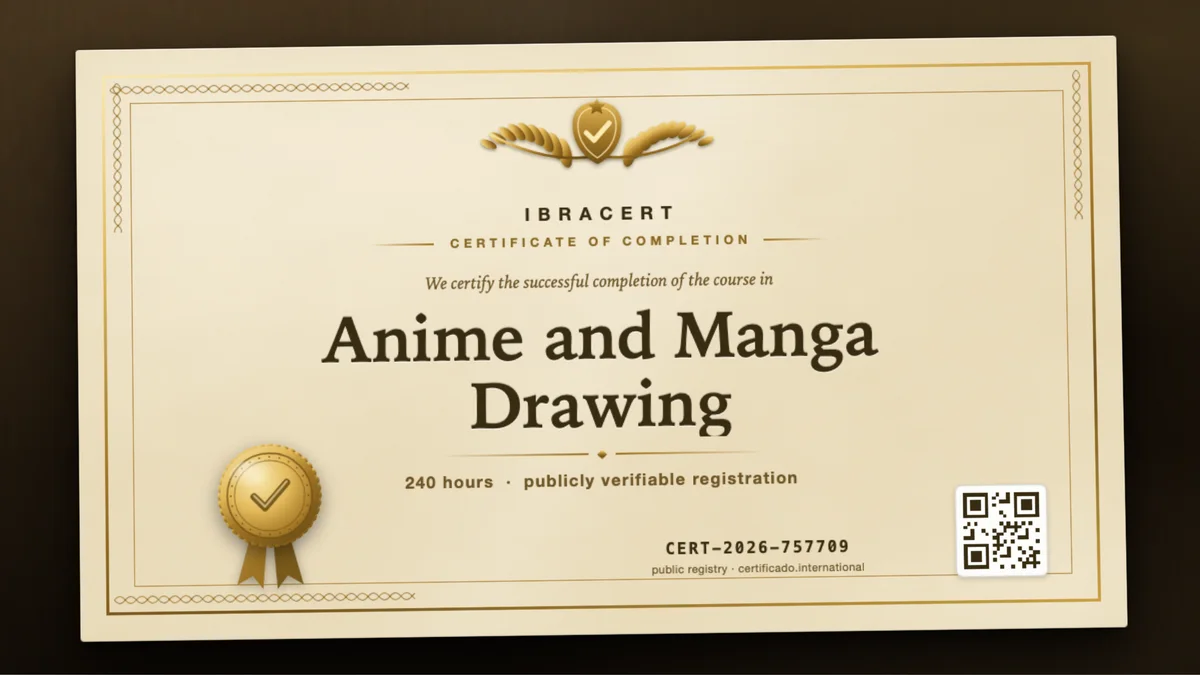 Cover of the Anime and Manga Drawing course