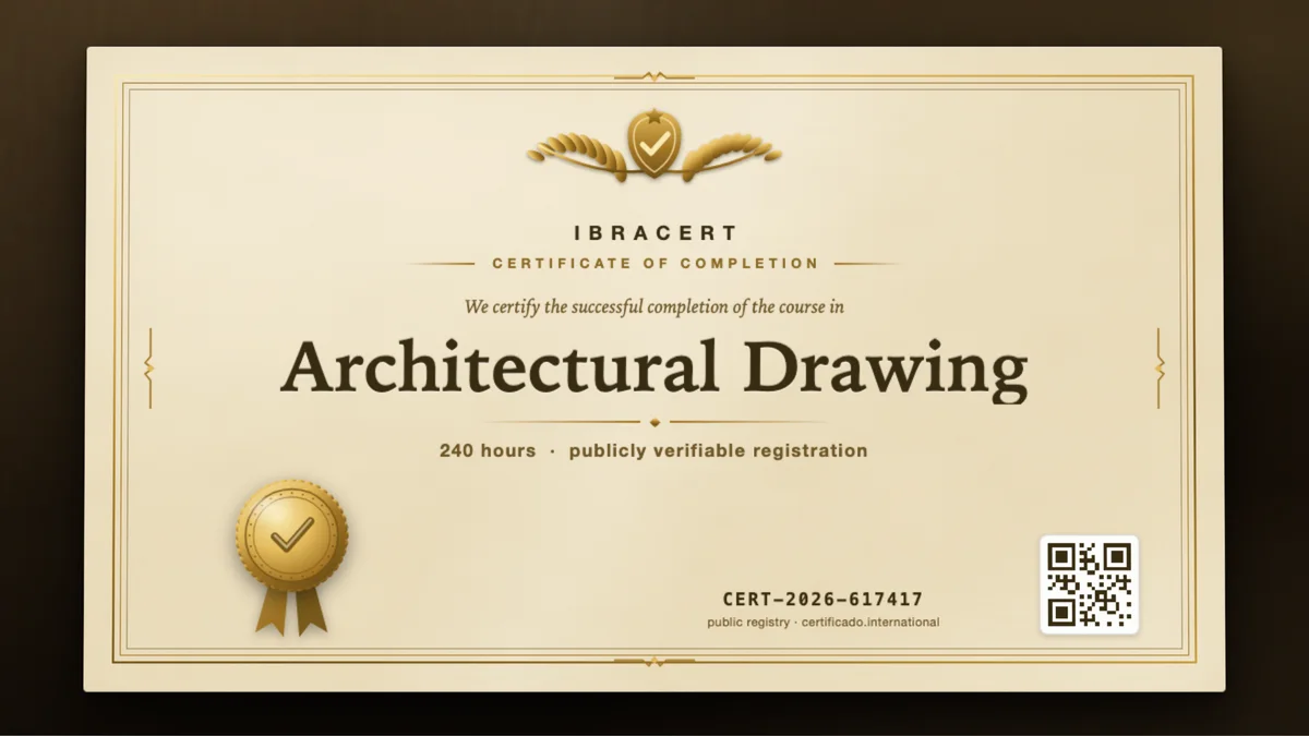Cover of the Architectural Drawing course
