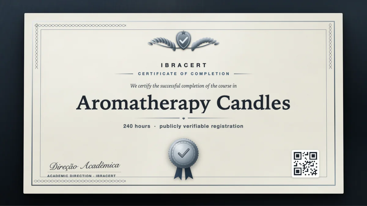 Cover of the Aromatherapy Candles course