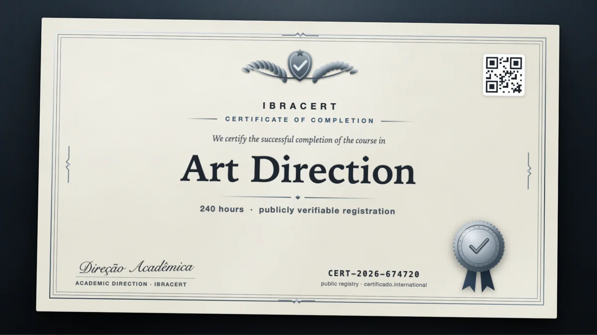 Cover of the Art Direction course