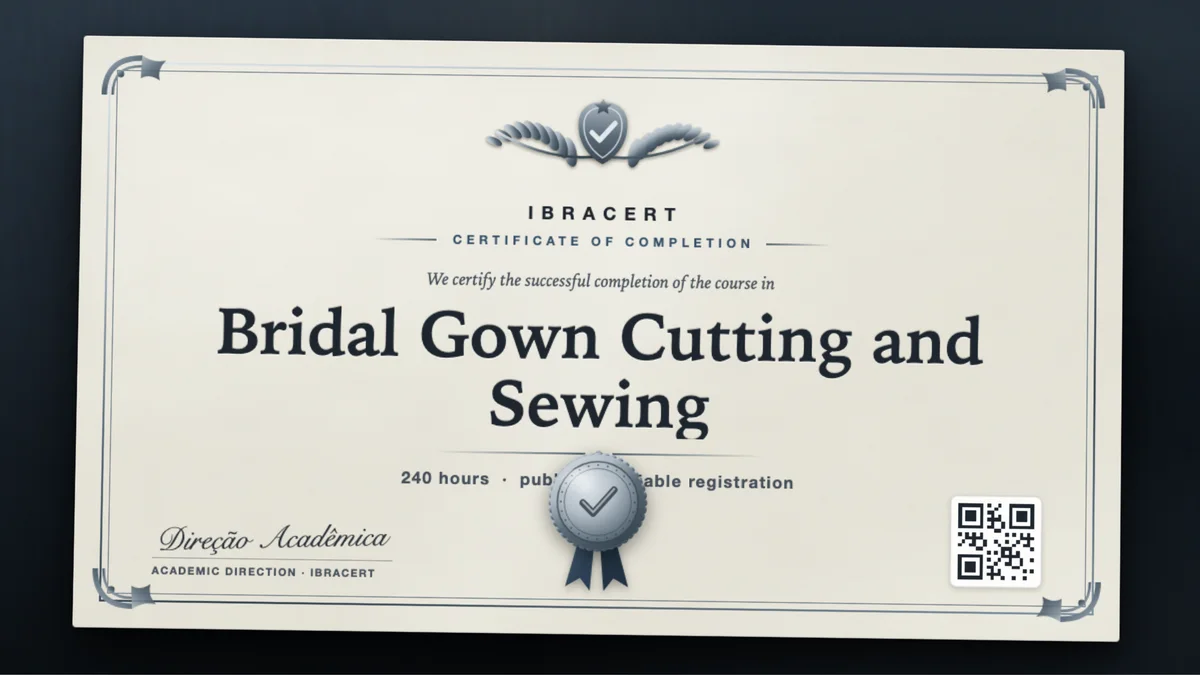 Cover of the Bridal Gown Cutting and Sewing course