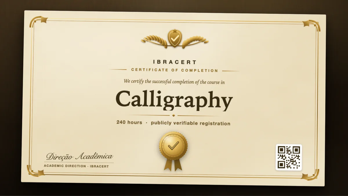 Cover of the Calligraphy course