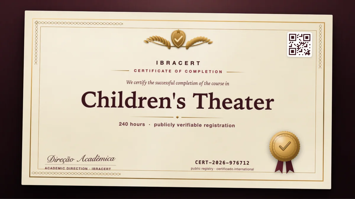 Cover of the Children's Theater course