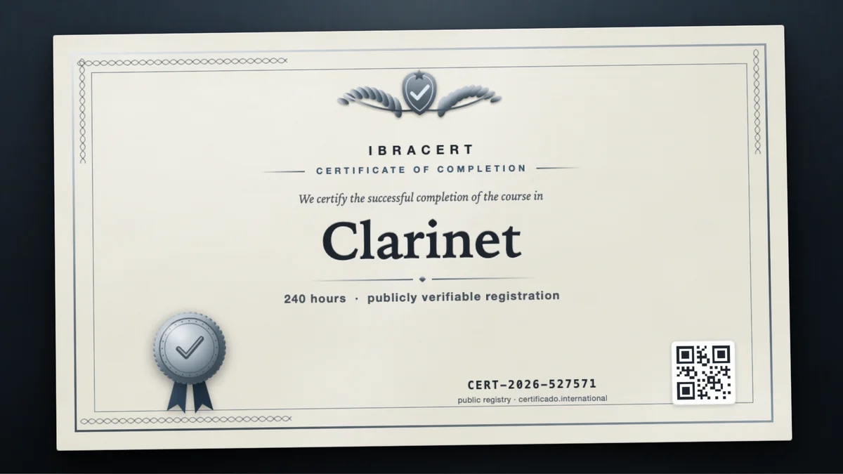 Cover of the Clarinet course