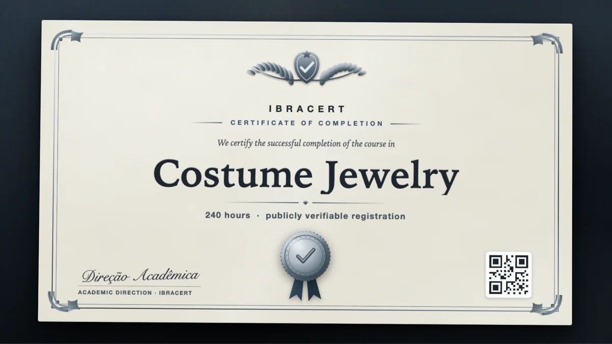 Cover of the Costume Jewelry course