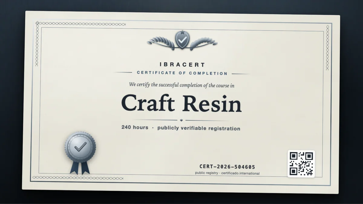 Cover of the Craft Resin course