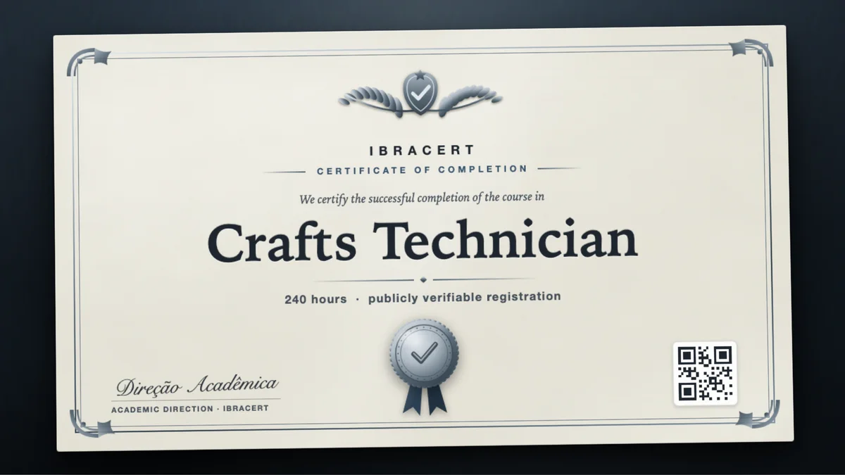 Cover of the Crafts Technician course