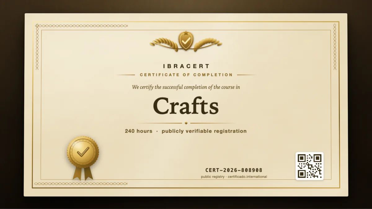 Cover of the Crafts course