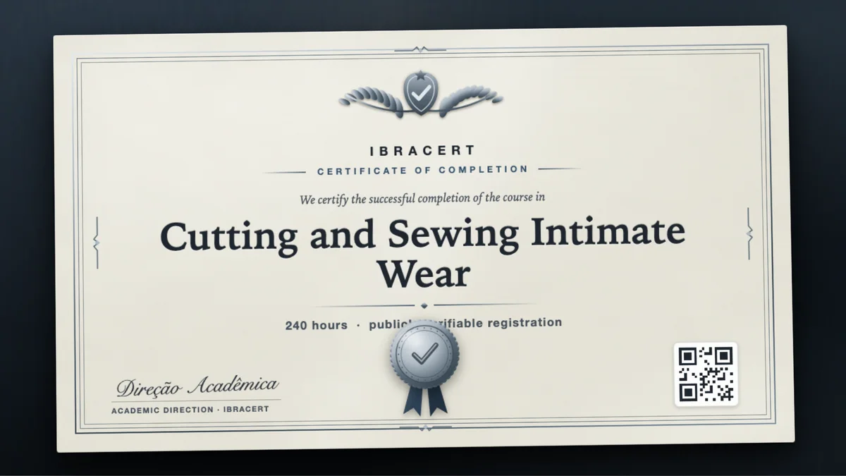 Cover of the Cutting and Sewing Intimate Wear course