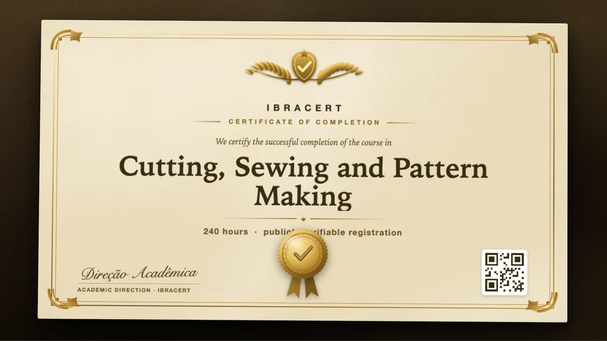 Cover of the Cutting, Sewing and Pattern Making course