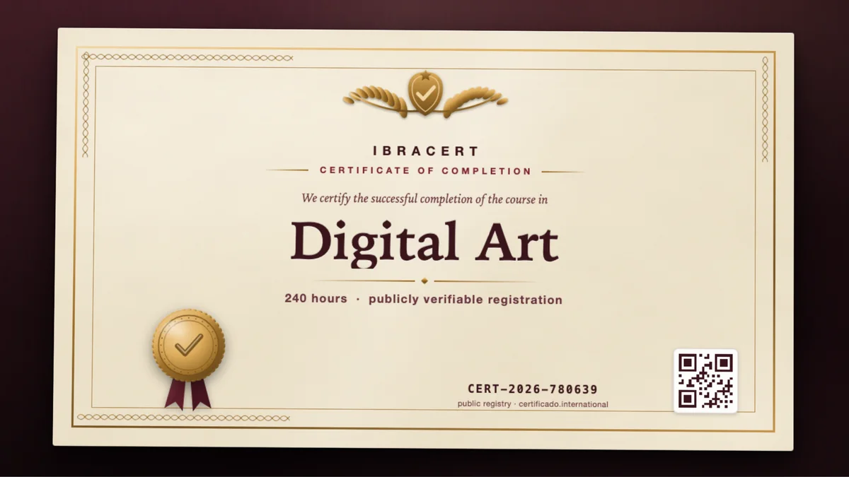 Cover of the Digital Art course