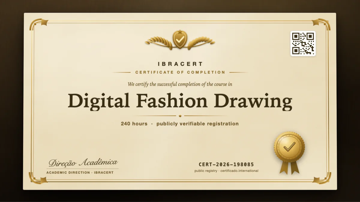 Cover of the Digital Fashion Drawing course