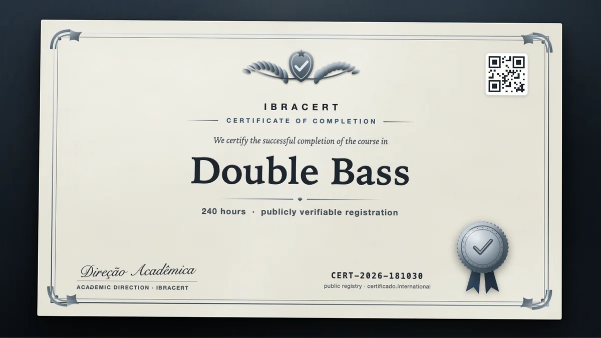 Cover of the Double Bass course