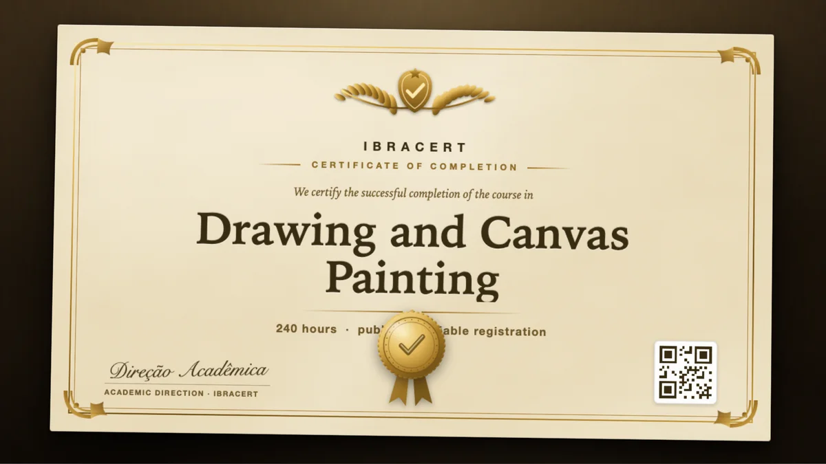 Cover of the Drawing and Canvas Painting course